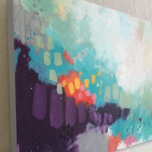 sunflower daze original acrylic painting