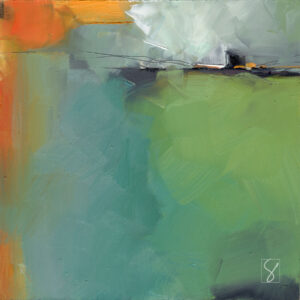 abstract sea painting by Sue Kemnitz